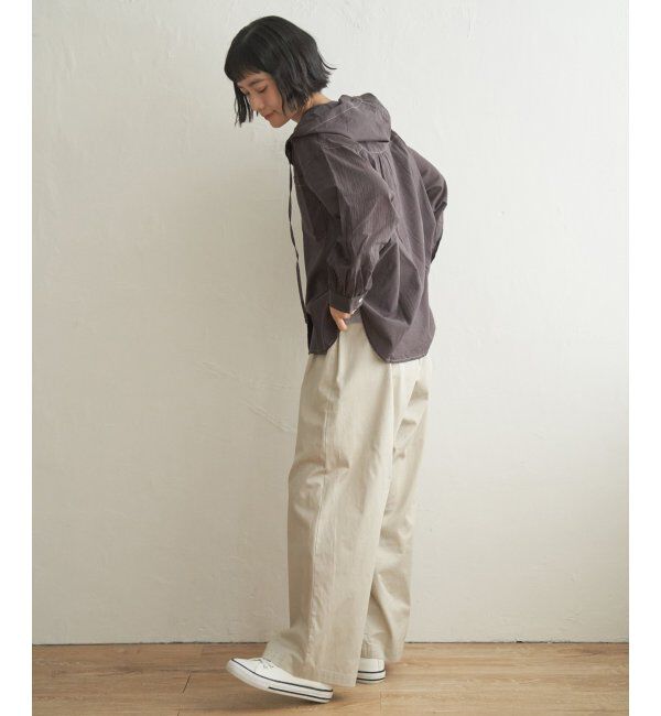 Lbc with Life「ラティスボイルフードシャツ」|シャツ・ブラウス|