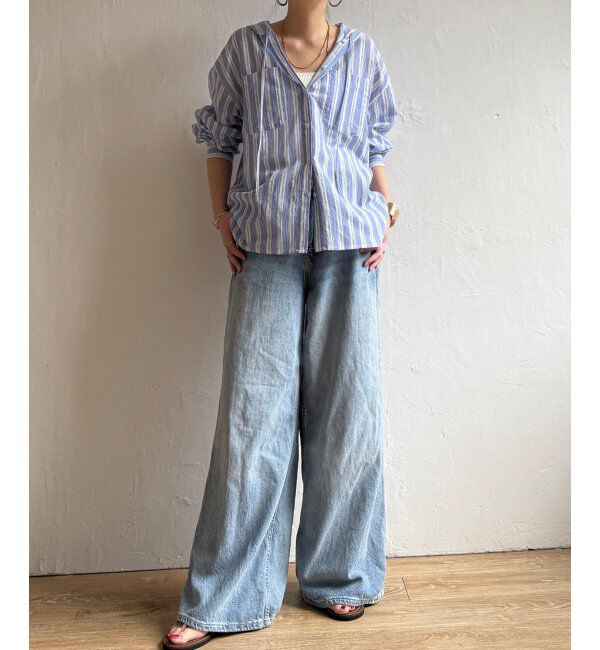 Lbc with Life「ラティスボイルフードシャツ」|シャツ・ブラウス|