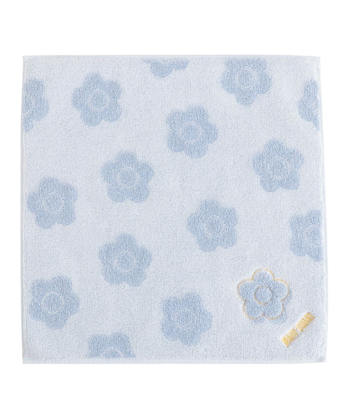 MARY QUANT「セイムトーンデイジー ミニタオル」|ハンカチ|ブルー