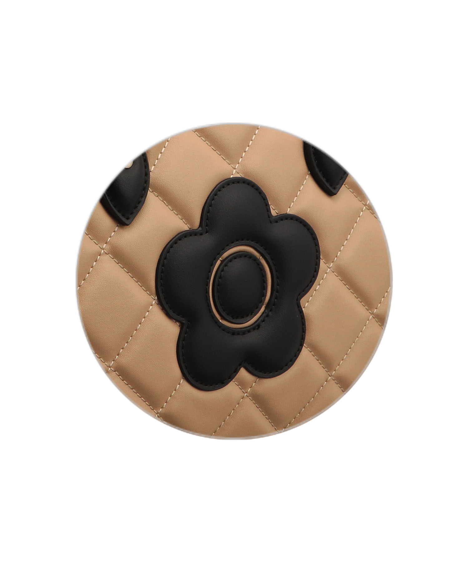 MARY QUANT「スクエアキルトデイジーパッチ 2WAYトート」|トートバッグ|