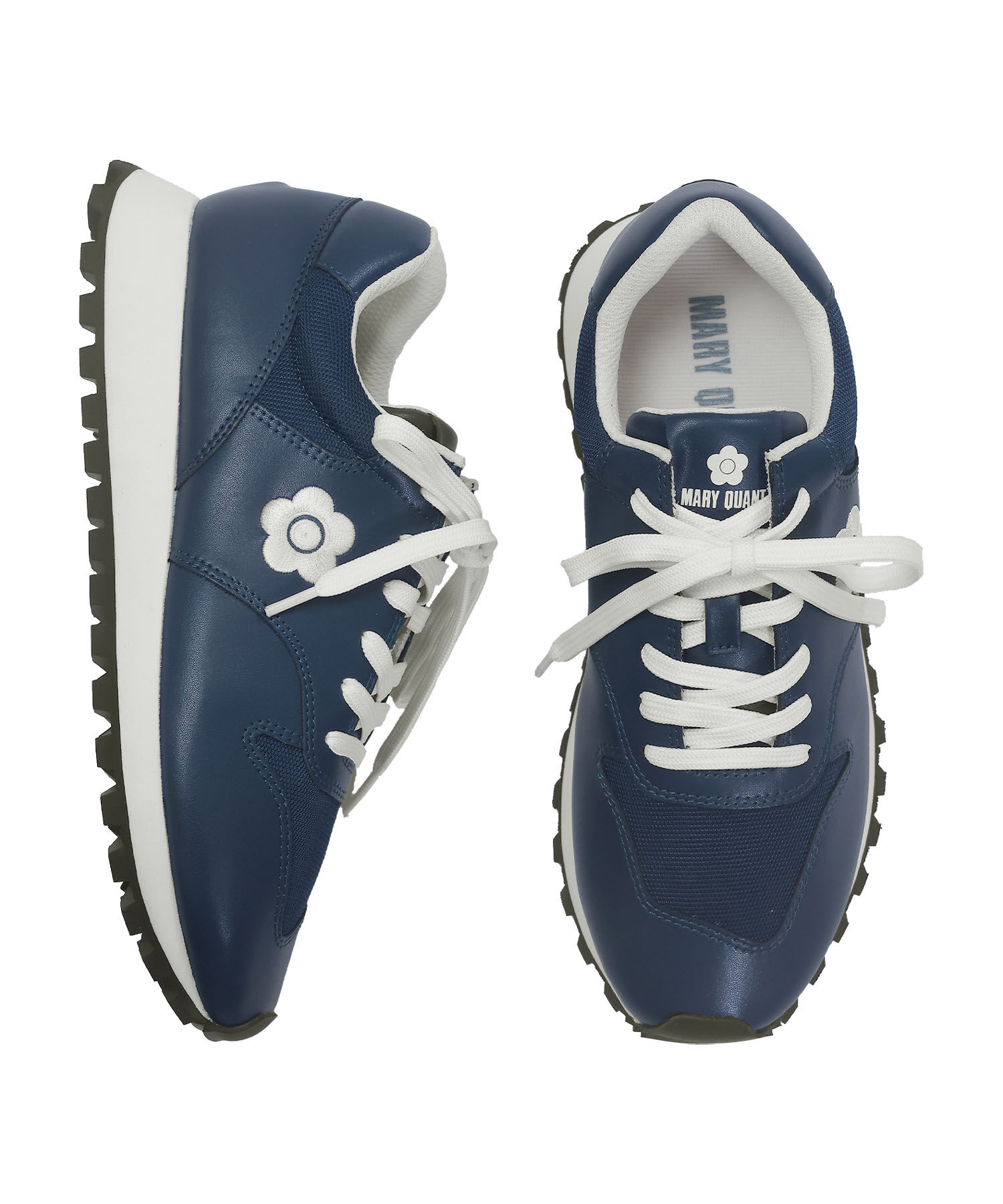 MARY QUANT「デイジーエンブロコンビ スニーカー」|スニーカー|