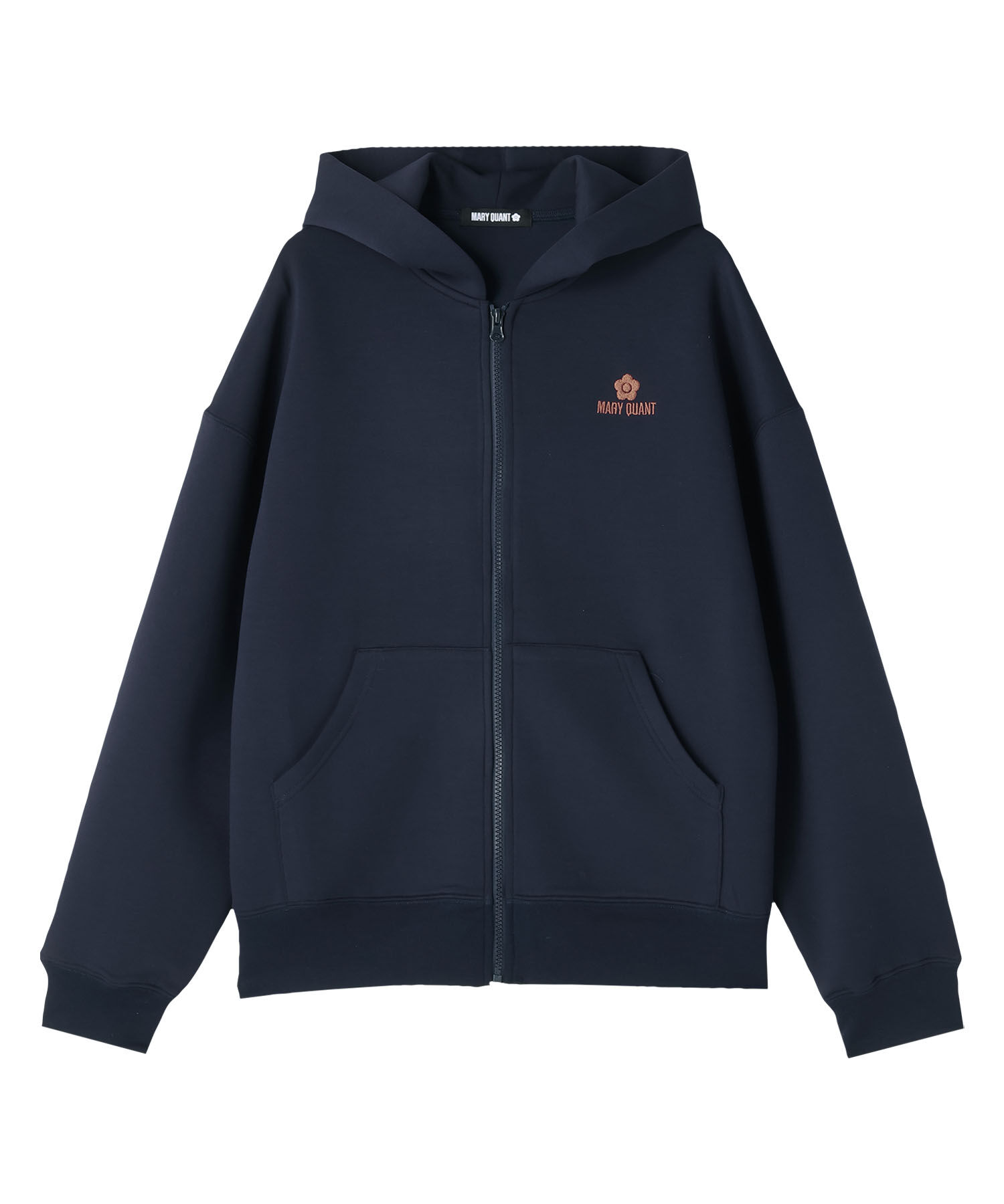 MARY QUANT「ロゴボンディング パーカ」|パーカー|ネイビー