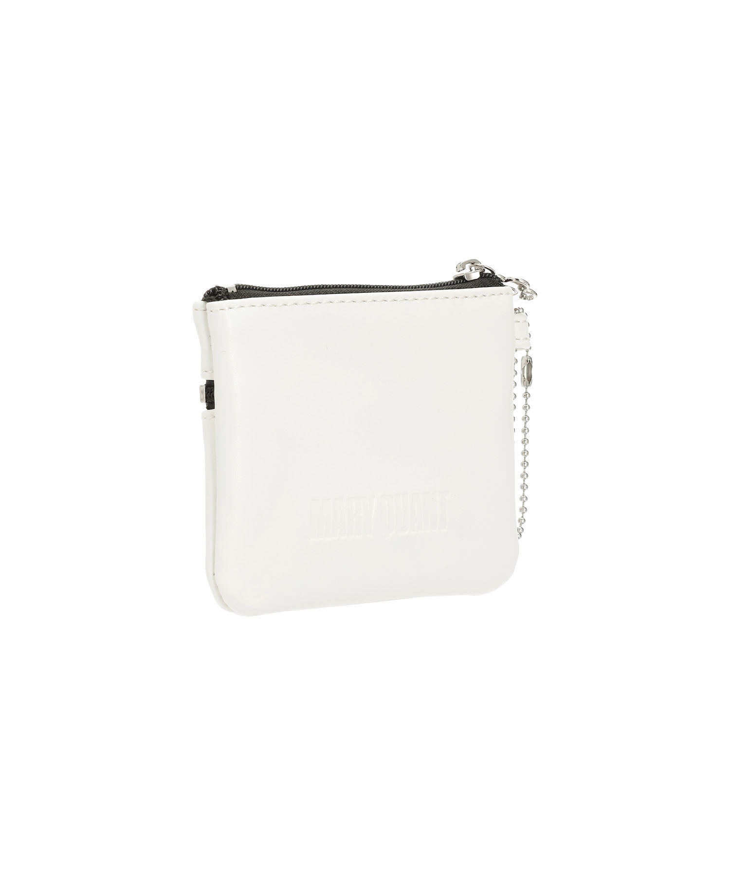 MARY QUANT「デイジーメタル 2ファスナーポーチミニミニ」|ポーチ|