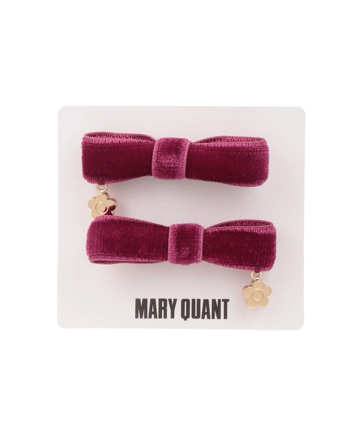 MARY QUANT「ベロアリボン ワニクリップセット」|その他|