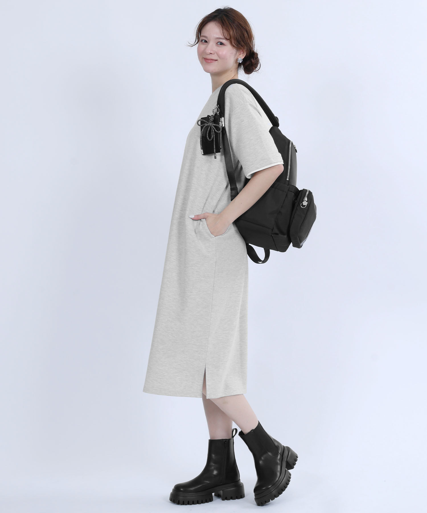 MARY QUANT「メタルデイジーサイドゴア ブーツ」|ショートブーツ|