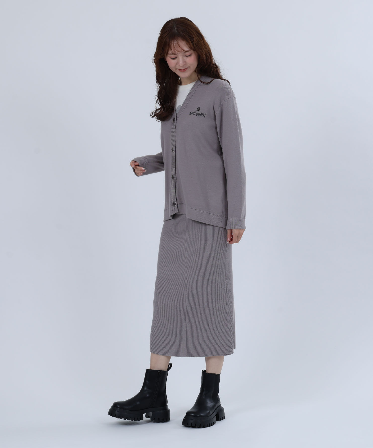 MARY QUANT「メタルデイジーサイドゴア ブーツ」|ショートブーツ|