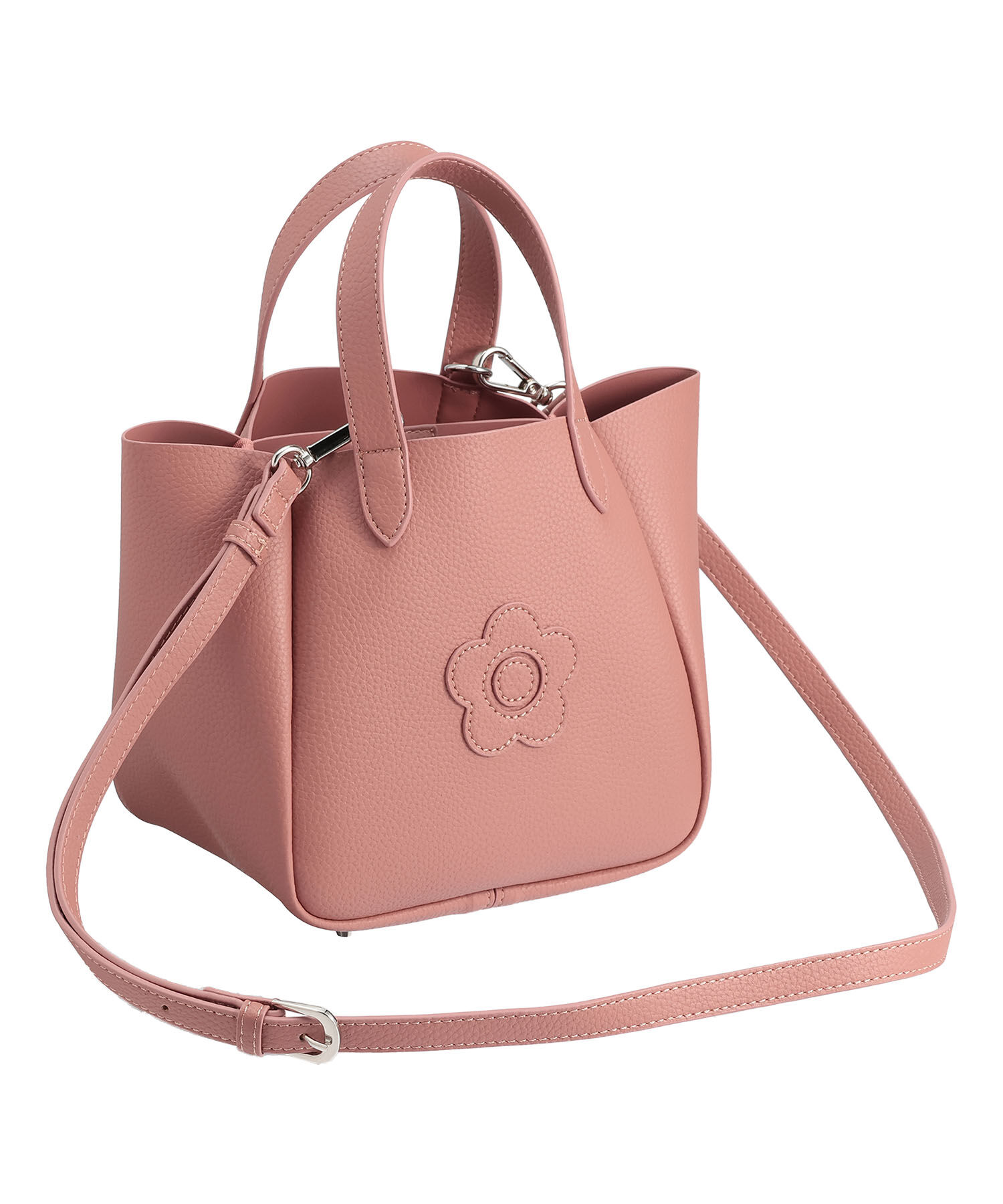 MARY QUANT「シュリンクWフェイス 2WAYミニトート」|ショルダー・メッセンジャー|