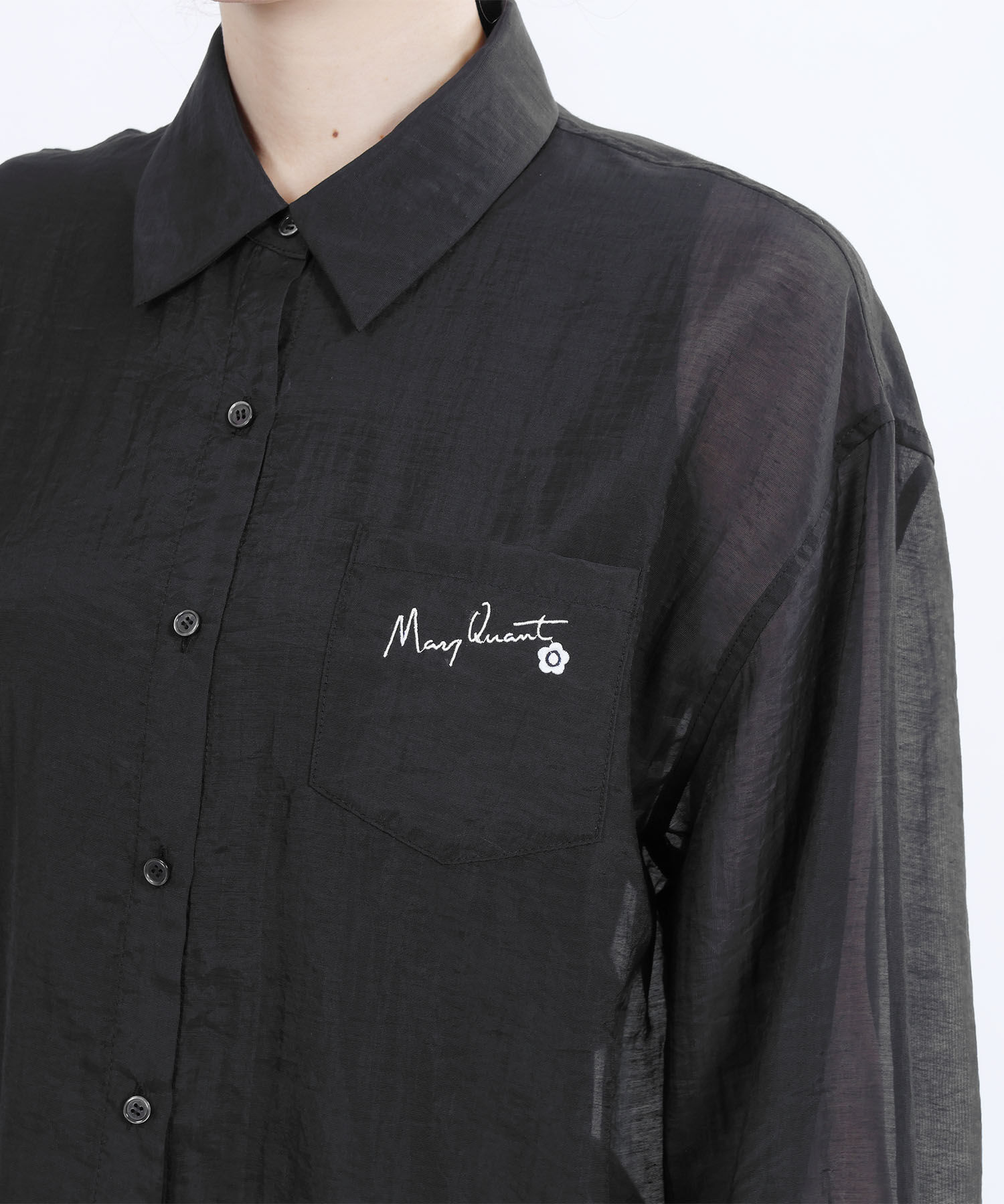 MARY QUANT「シアーUVシャツ ブラウス」|シャツ・ブラウス|