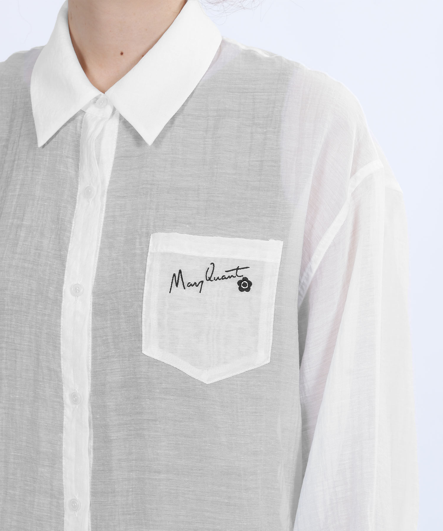 MARY QUANT「シアーUVシャツ ブラウス」|シャツ・ブラウス|