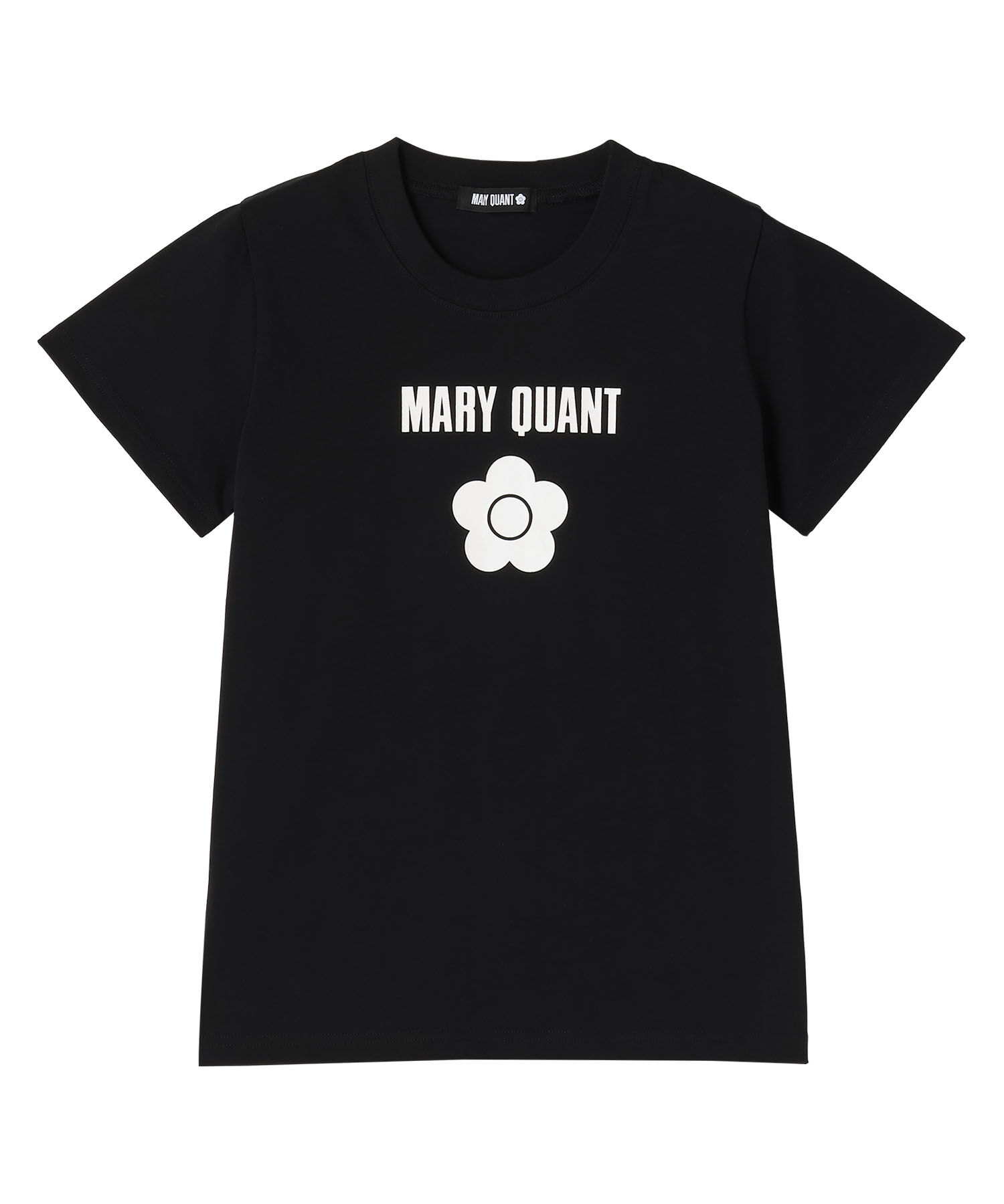 MARY QUANT「ベーシックロゴ Tシャツ」|Tシャツ・カットソー|ブラック
