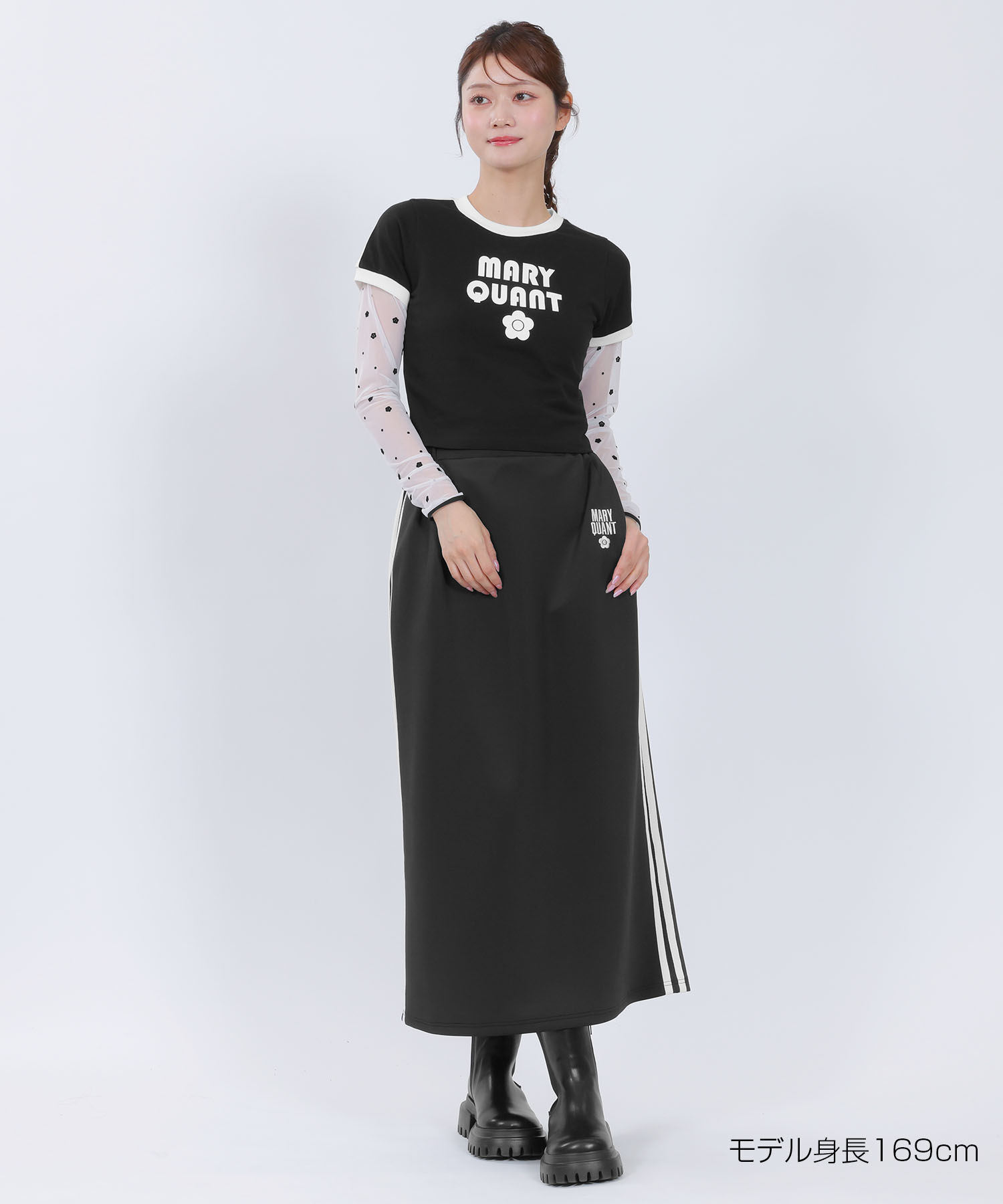 MARY QUANT「コンパクトリンガー Tシャツ」|Tシャツ・カットソー|