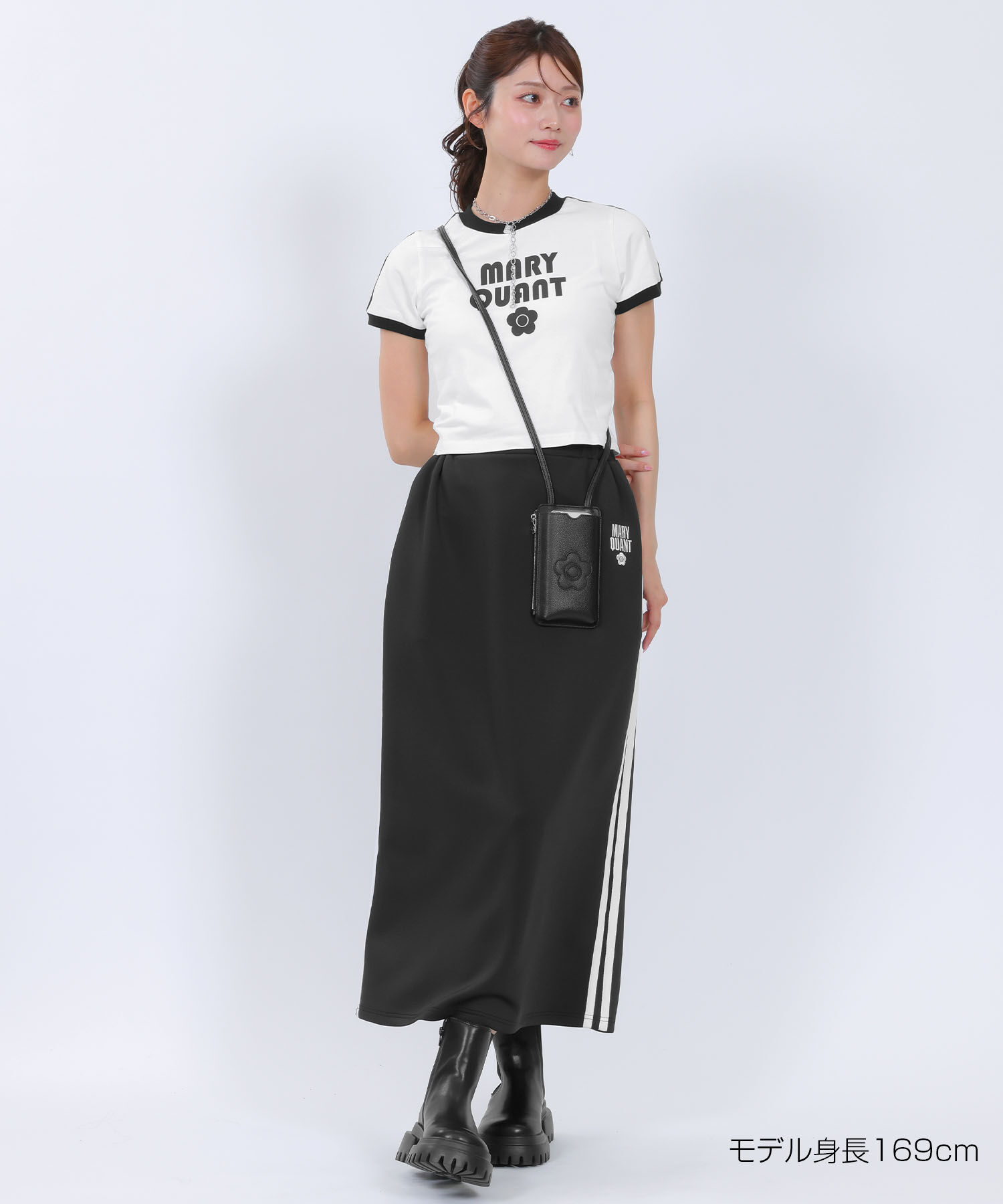 MARY QUANT「コンパクトリンガー Tシャツ」|Tシャツ・カットソー|