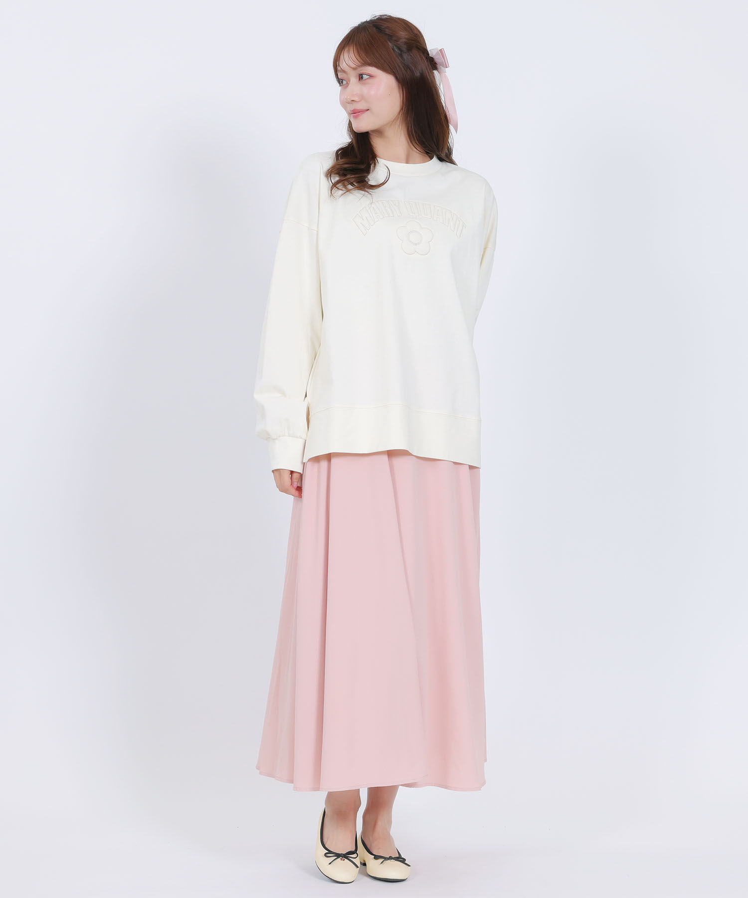 MARY QUANT「デイジーメタルバレエ シューズ」|バレエシューズ|