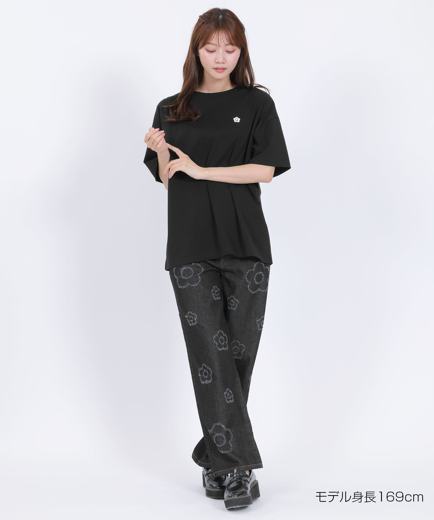 MARY QUANT「バックアップリケ Tシャツ」|Tシャツ・カットソー|