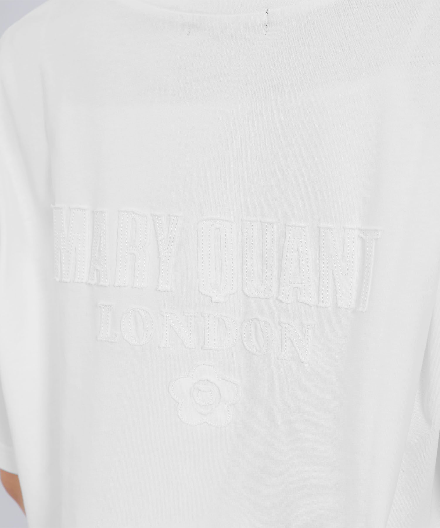 MARY QUANT「バックアップリケ Tシャツ」|Tシャツ・カットソー|