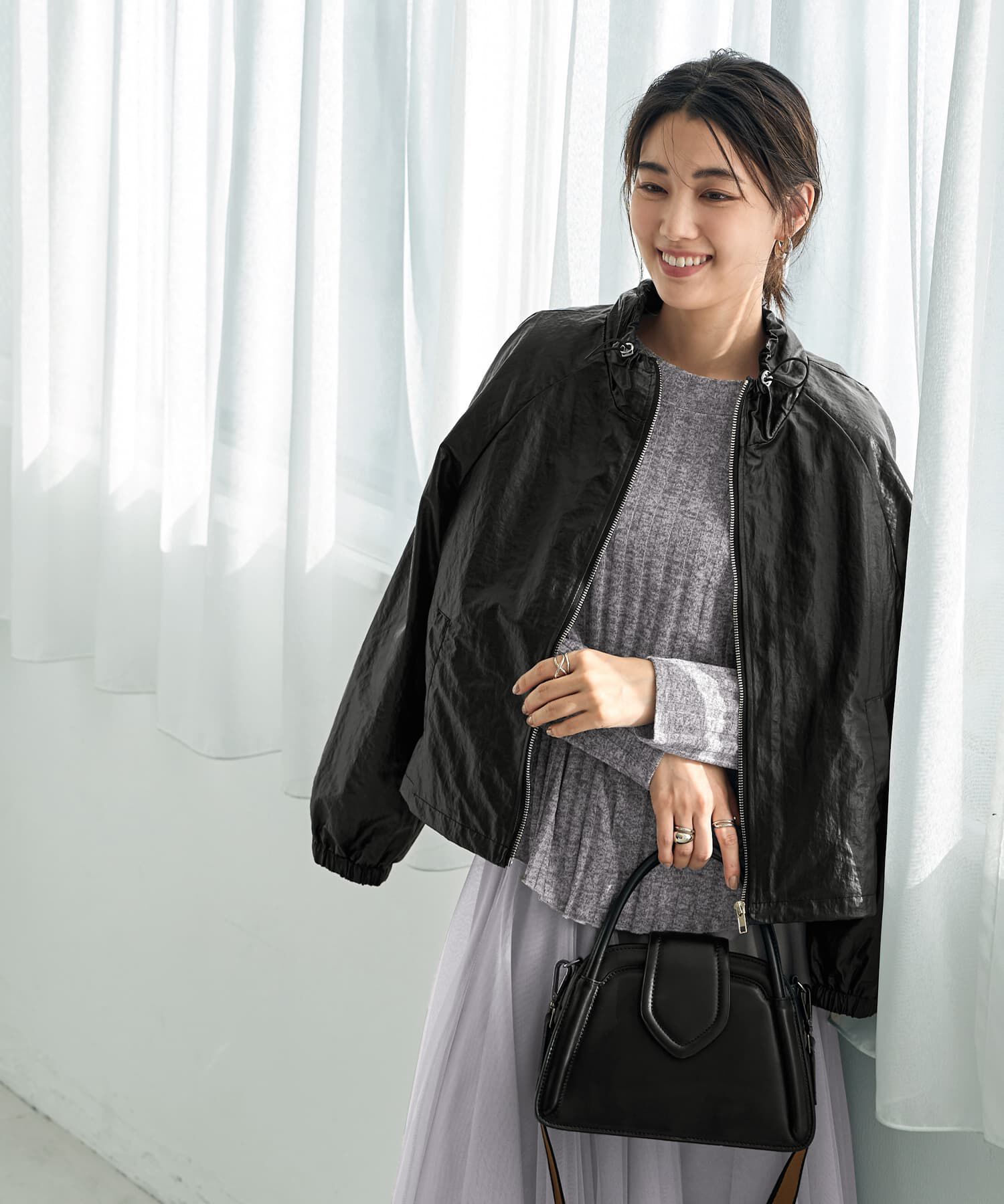 STYLE DELI「シワ加工フェイクレザーブルゾン」|その他|