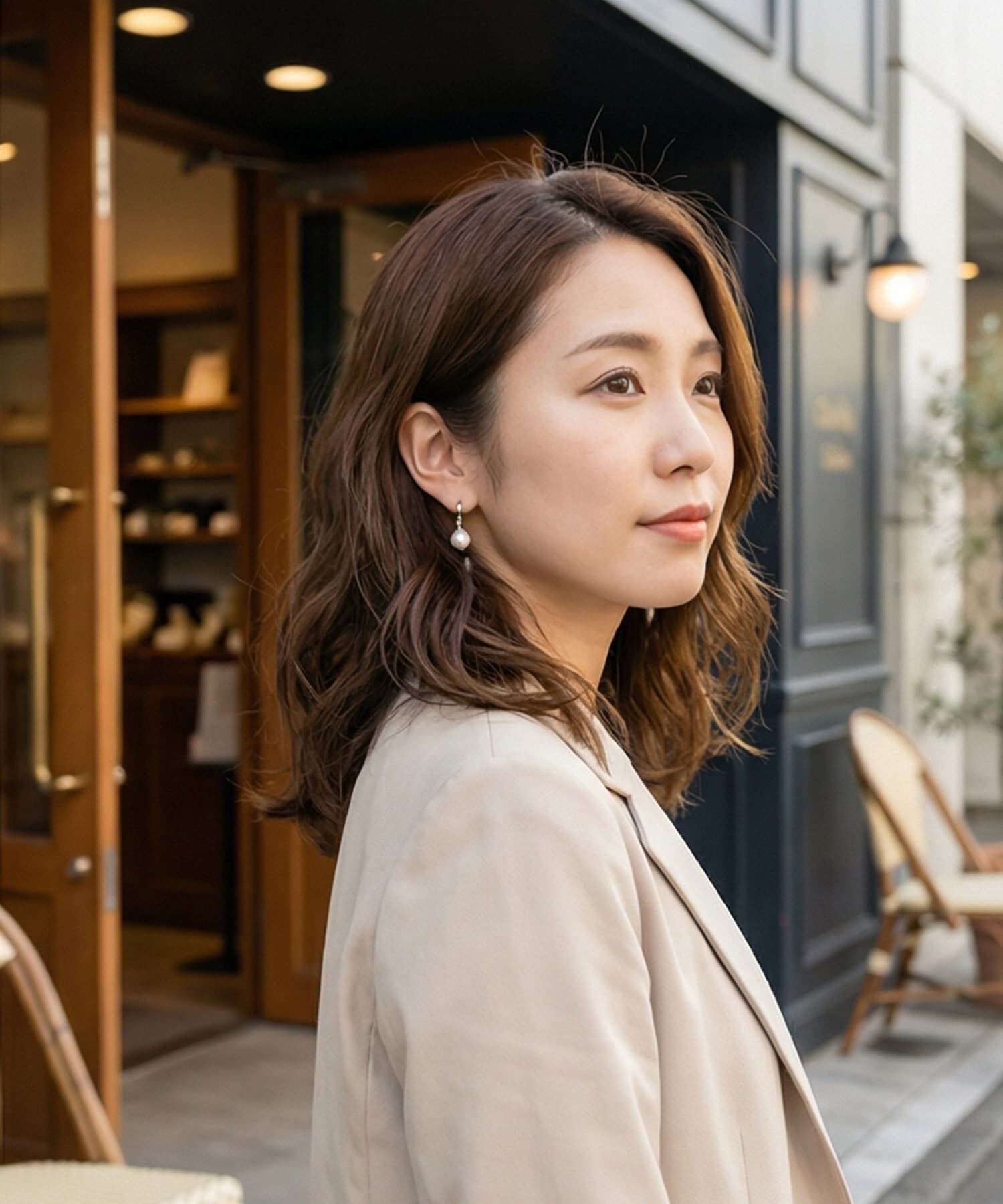 STYLE DELI「【DELI by】揺れ感淡水パールのミニドロップピアス」|ピアス|