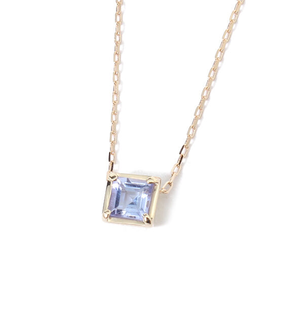 JUPITER「【シリーズ累計販売 4000点突破！】【K10】天然石ネックレス/12月誕生石/タンザナイト」|ネックレス|