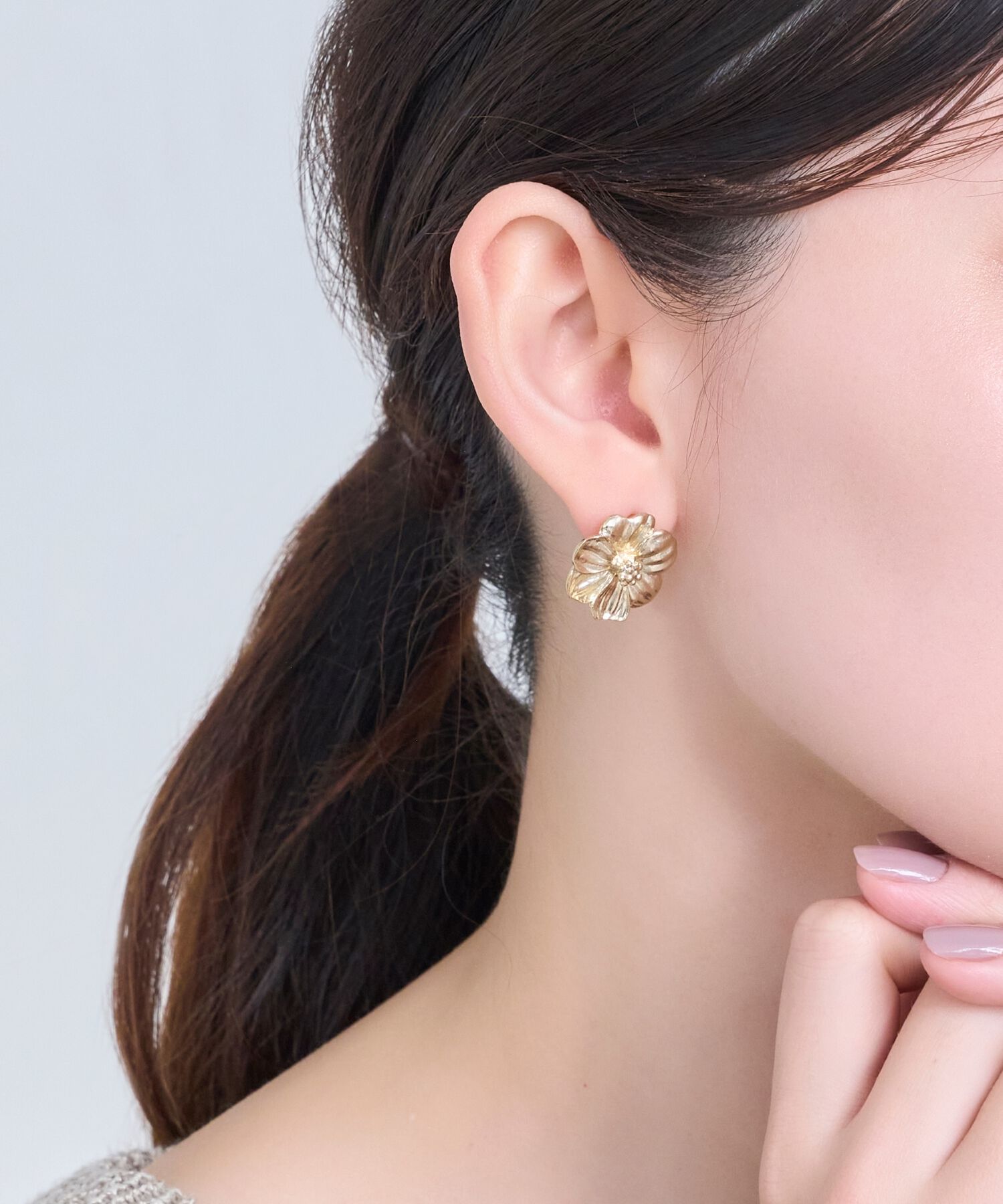 Phoebe「フレグラントフラワーメタルピアス」|ピアス|