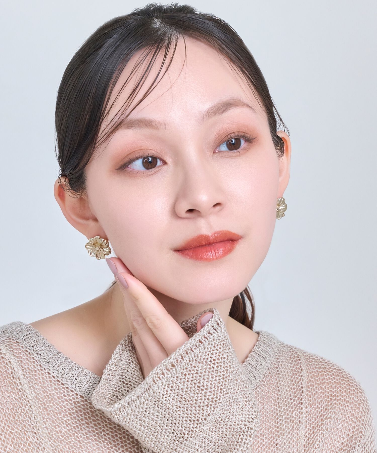 Phoebe「フレグラントフラワーメタルピアス」|ピアス|