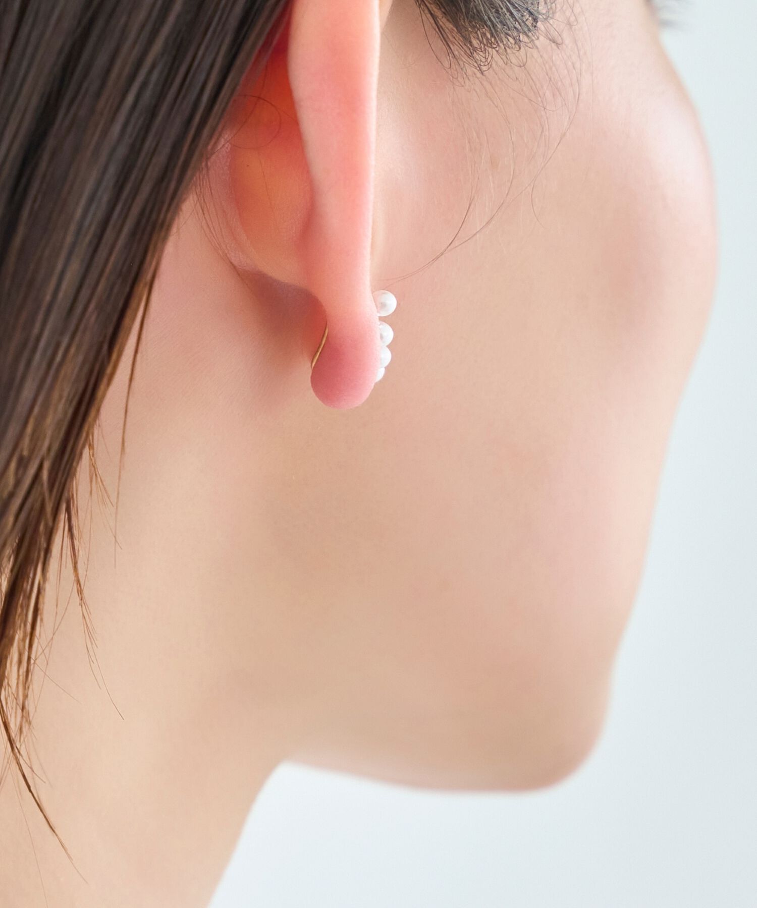 Phoebe「2wayパールブリンクピアス&イヤリング　ローズゴールド」|ピアス|