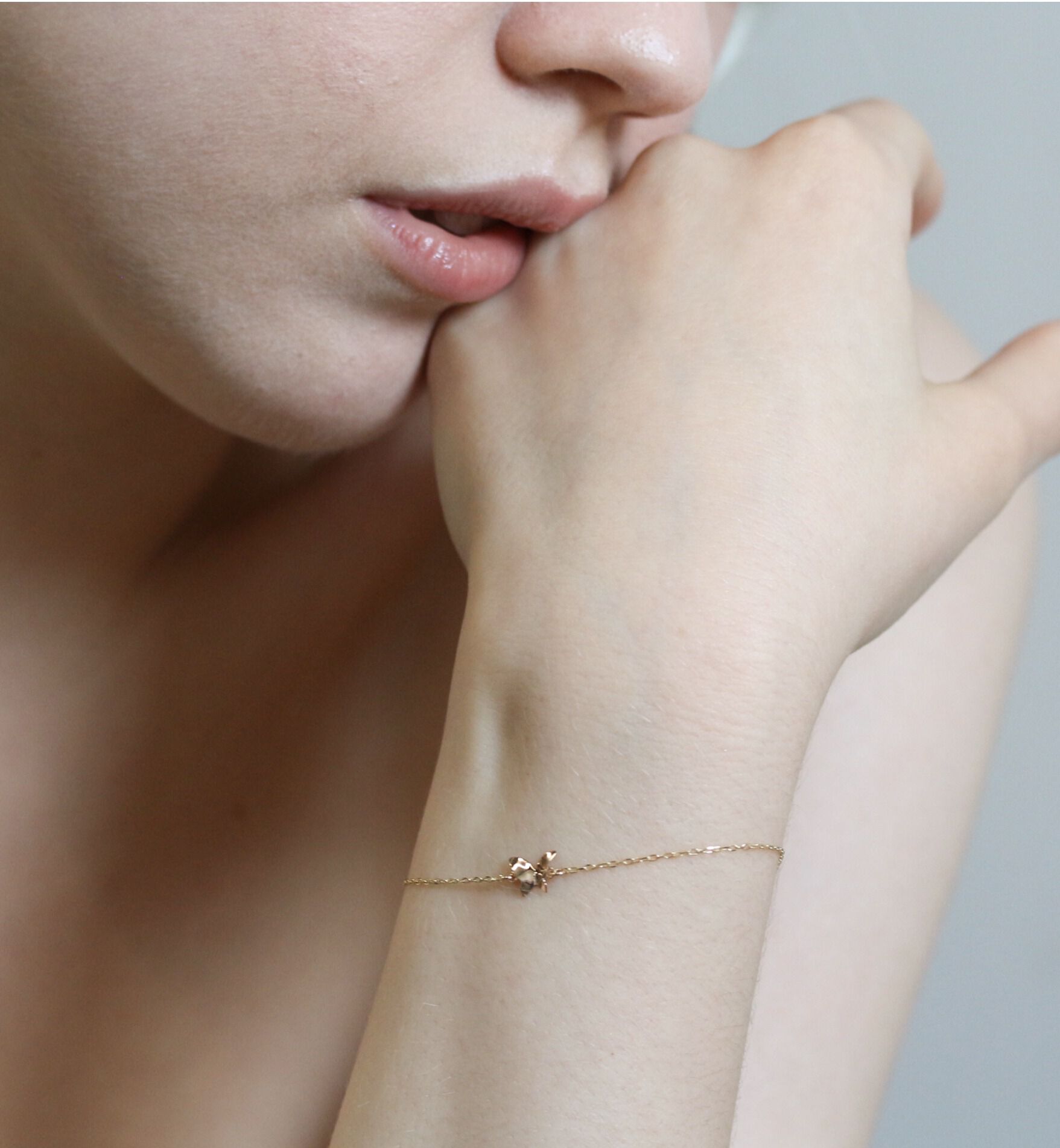  「バタフライ ブレスレット | K10YG 」|ブレスレット・バングル|