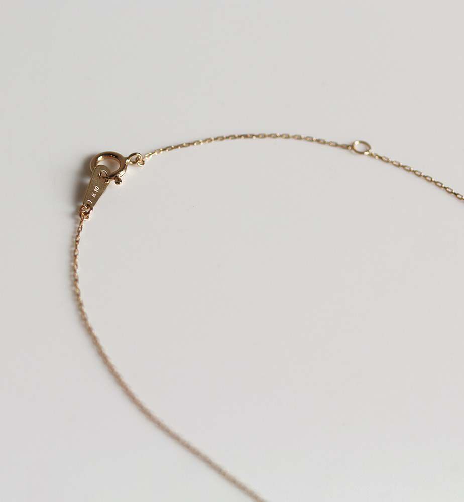  「カラーストーン ネックレス | K10YG」|ネックレス|