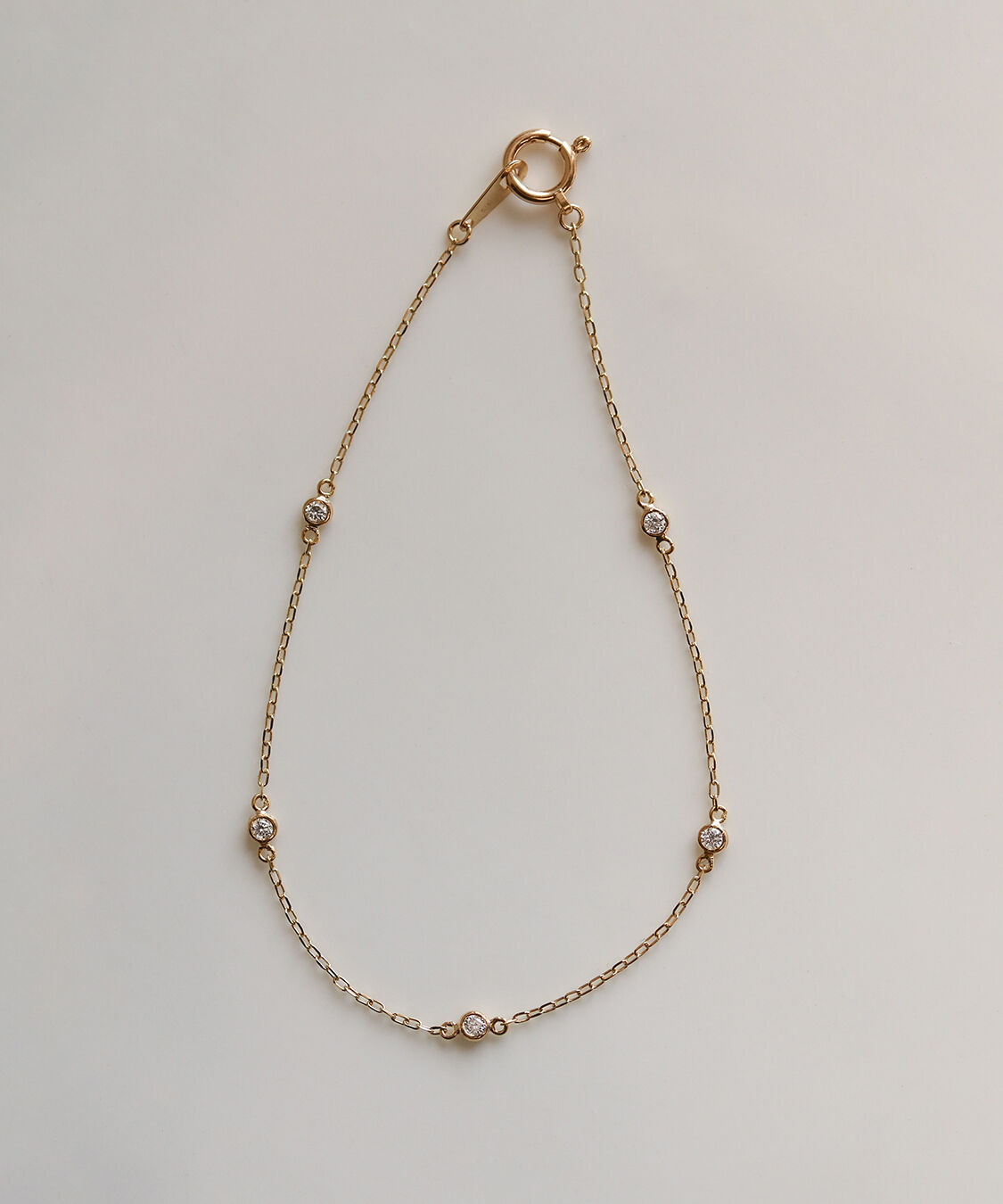  「ダイヤモンド ブレスレット | K10YG」|ブレスレット・バングル|