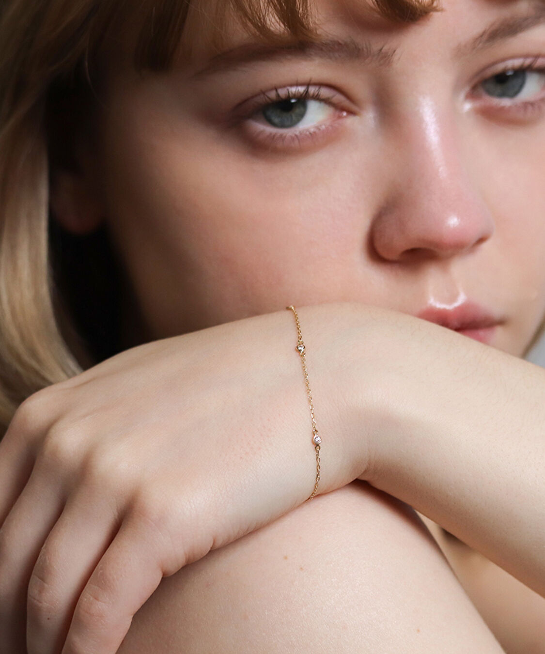  「ダイヤモンド ブレスレット | K10YG」|ブレスレット・バングル|