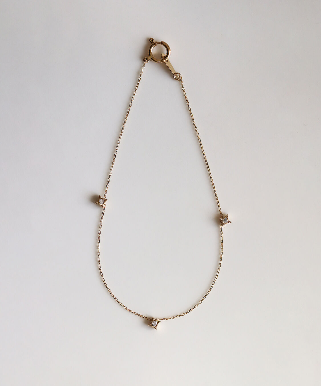  「ダイヤモンド スター ブレスレット | K10YG」|ブレスレット・バングル|