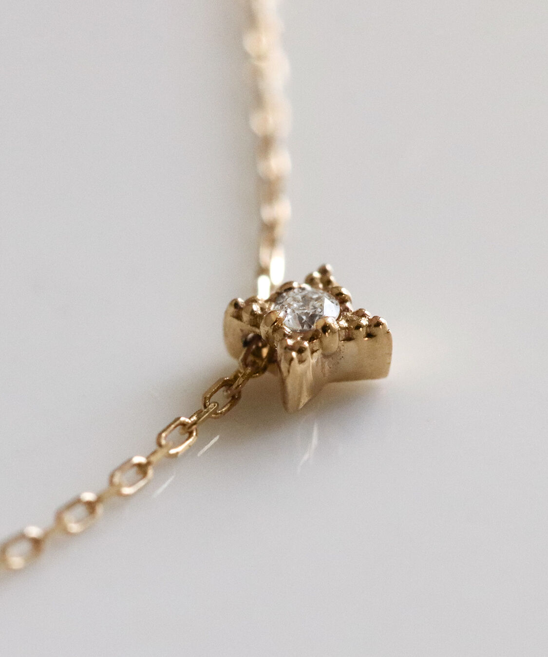  「ダイヤモンド スター ブレスレット | K10YG」|ブレスレット・バングル|