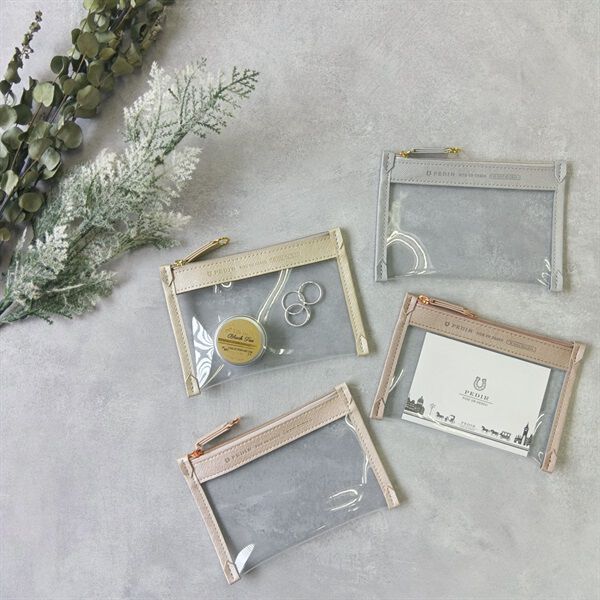 PEDIR「PEDIR(ペディール) シルエット クリアポーチ S」|ポーチ|ｼｬｲﾆｰｸﾞﾚｰ