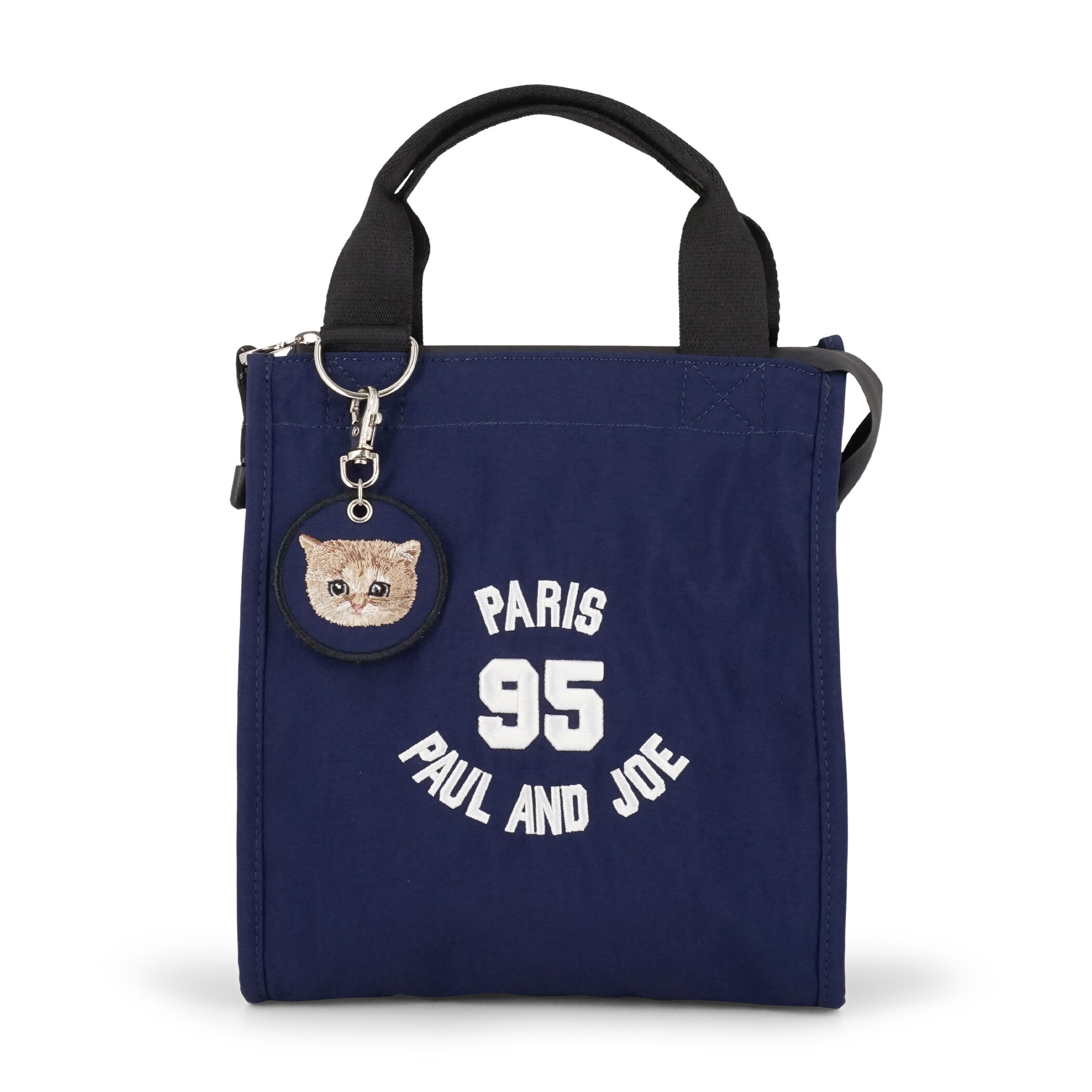 PAUL&JOE「ランチトート／９５　エンブロイダリー／２６ＳＳ」|トートバッグ|ネイビー