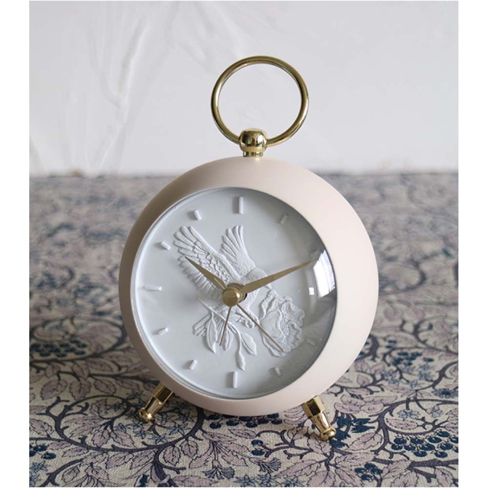 BACKYARD FAMILY「目覚まし時計 アナログ 通販 目覚まし 時計 めざまし時計 アラームクロック おしゃれ」|クロック・置時計|ベージュ3