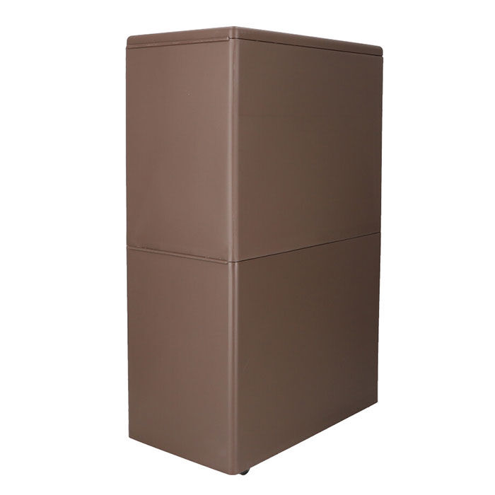 like-it「like-it ライクイット ゴミ箱 2段 通販 ごみ箱 木目調 ダストボックス 分別 ゴミ 縦型」|ダストボックス|