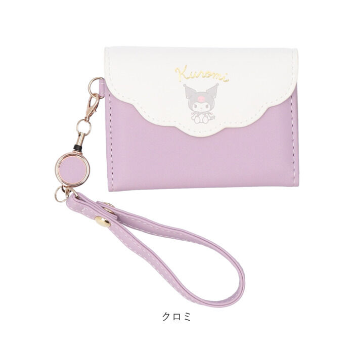 BACKYARD FAMILY「パスケース サンリオ 通販 リール付きパスケース 定期入れ パスポーチ 定期券入れ ICカード」|定期入れ|