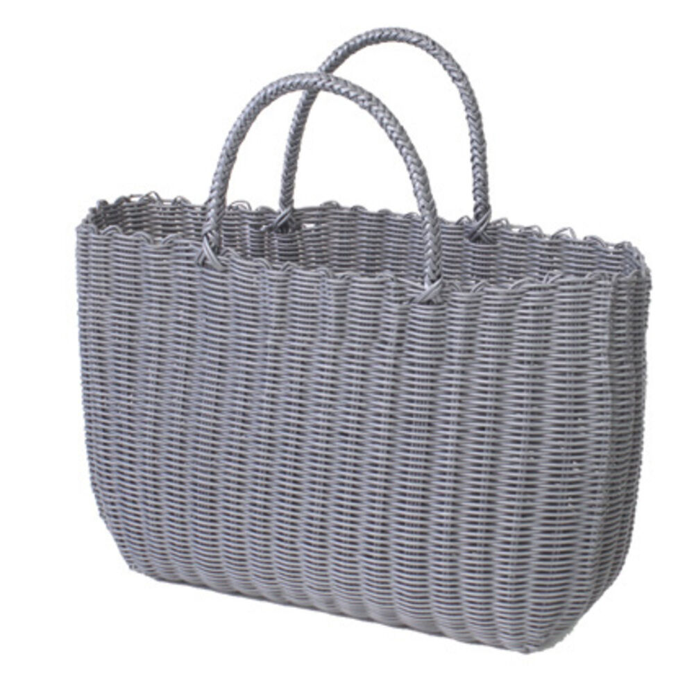 BACKYARD FAMILY「かごバッグ カゴバッグ レジャーバッグ 大容量 通販 ランチバッグ ランチバック レジャーバック」|かごバッグ|グレー1