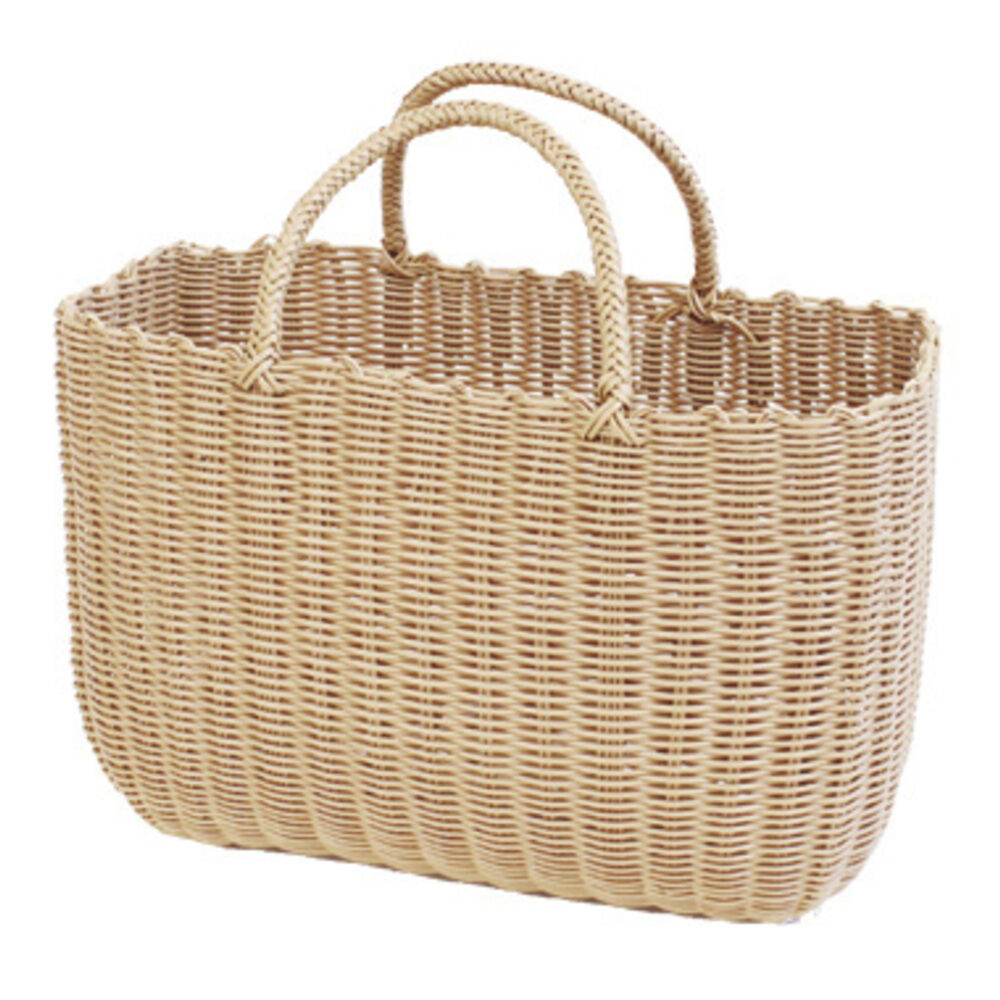 BACKYARD FAMILY「かごバッグ カゴバッグ レジャーバッグ 大容量 通販 ランチバッグ ランチバック レジャーバック」|かごバッグ|ベージュ2