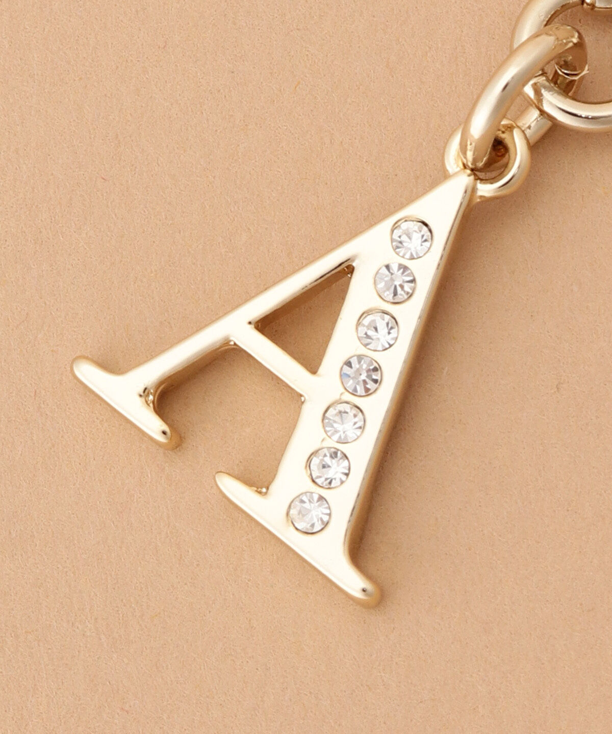 Samantha Thavasa「ビジューシンプルイニシャルバッグチャーム(A)」|チャーム・キーホルダー|