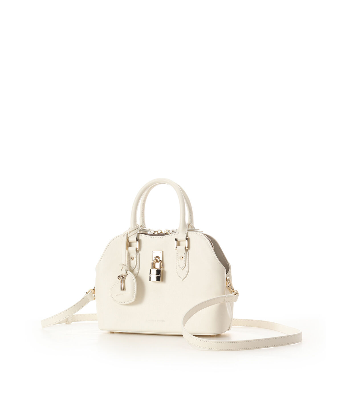 Samantha Thavasa「ハートモチーフレザーハンドバッグ 小サイズ」|ハンドバッグ|