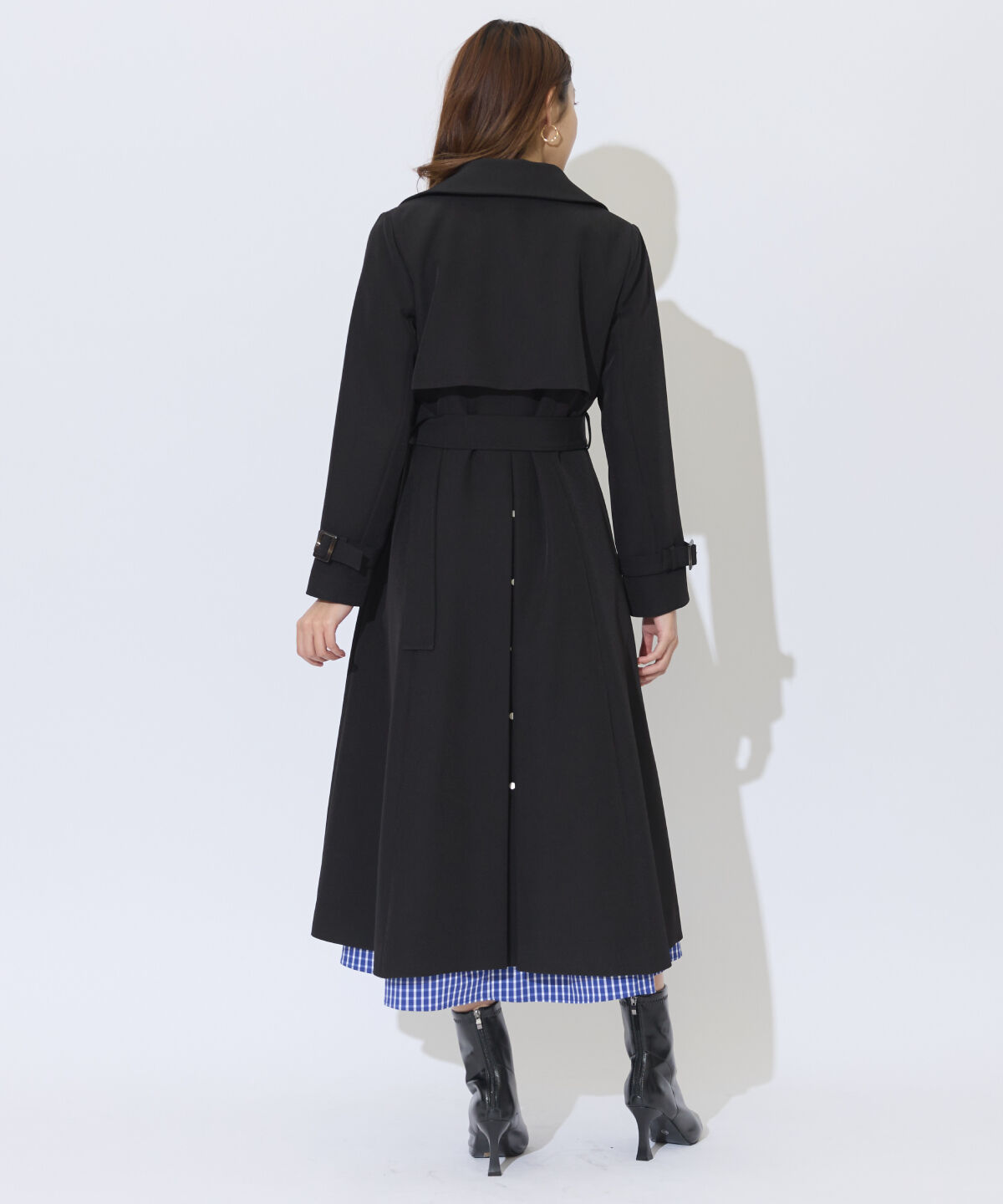 アンドクチュール「ミニマルムードトレンチコート」|トレンチコート|