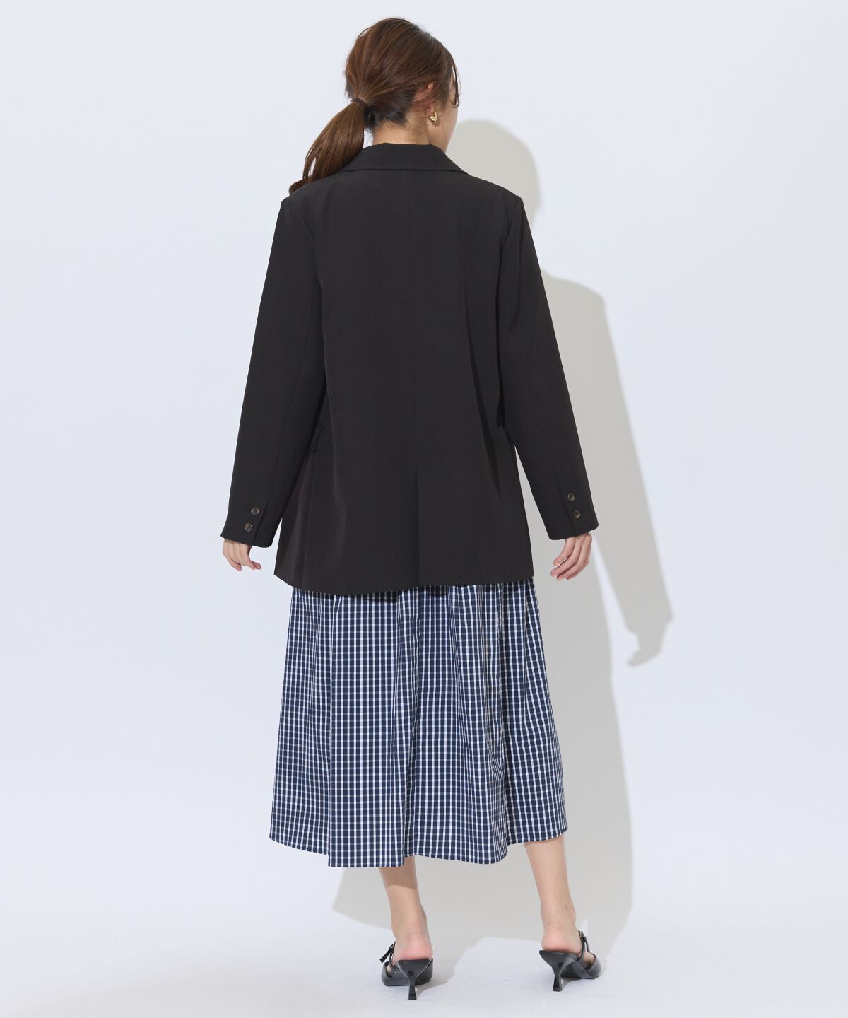 アンドクチュール「ダブルブレストオーバージャコット」|テーラードジャケット|