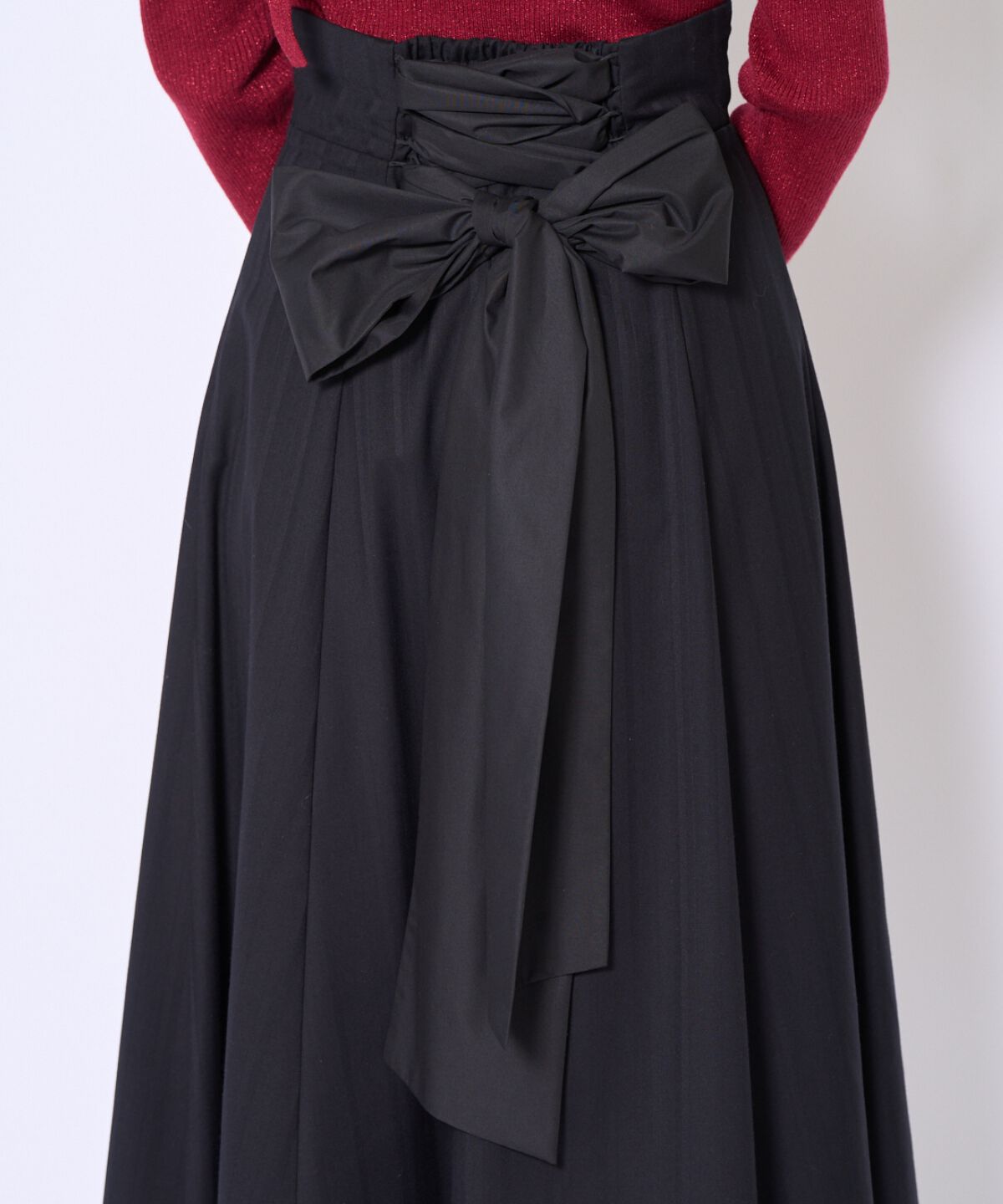 アンドクチュール「ビッグリボンフレアスカート」|フレア|