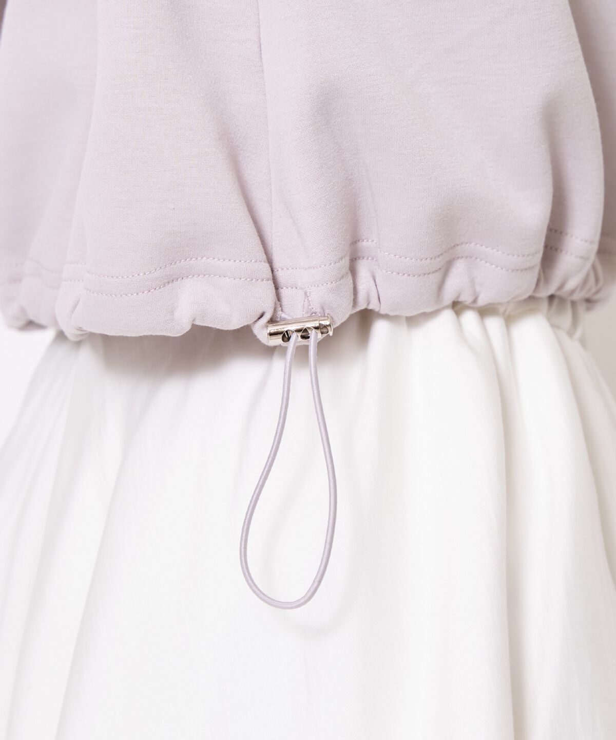 アンドクチュール「ロゴ刺繍ZIPパーカー」|パーカー|