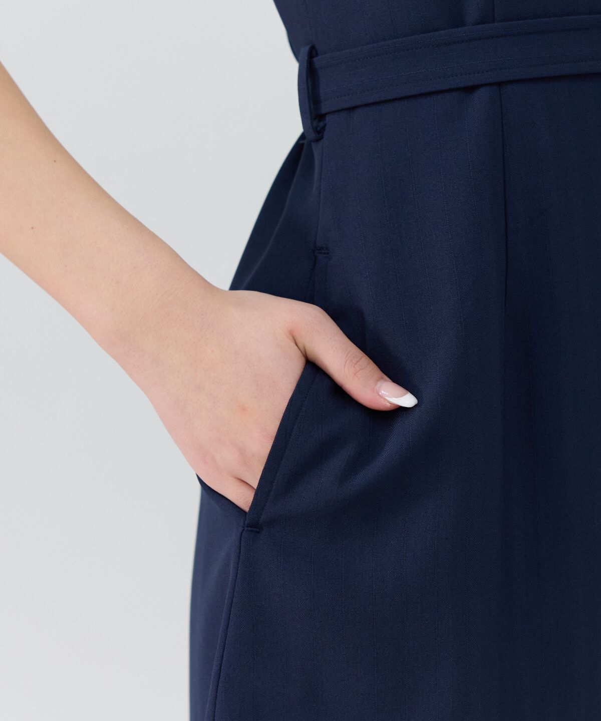 REDYAZEL「ノースリーブサイドプリーツワンピース」|ワンピース|