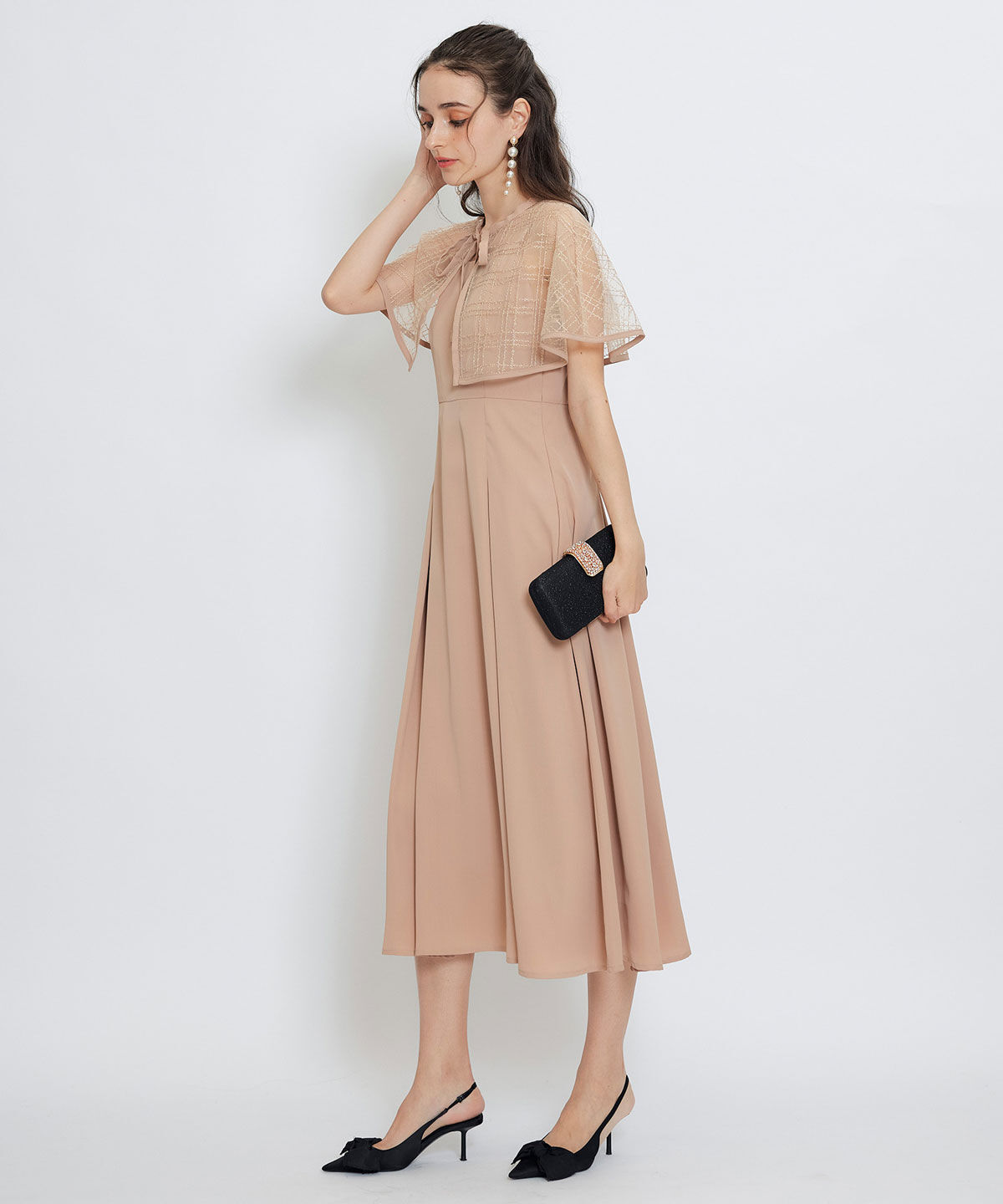 REDYAZEL「グリッター2WAYクラッチバッグ」|ショルダー・メッセンジャー|