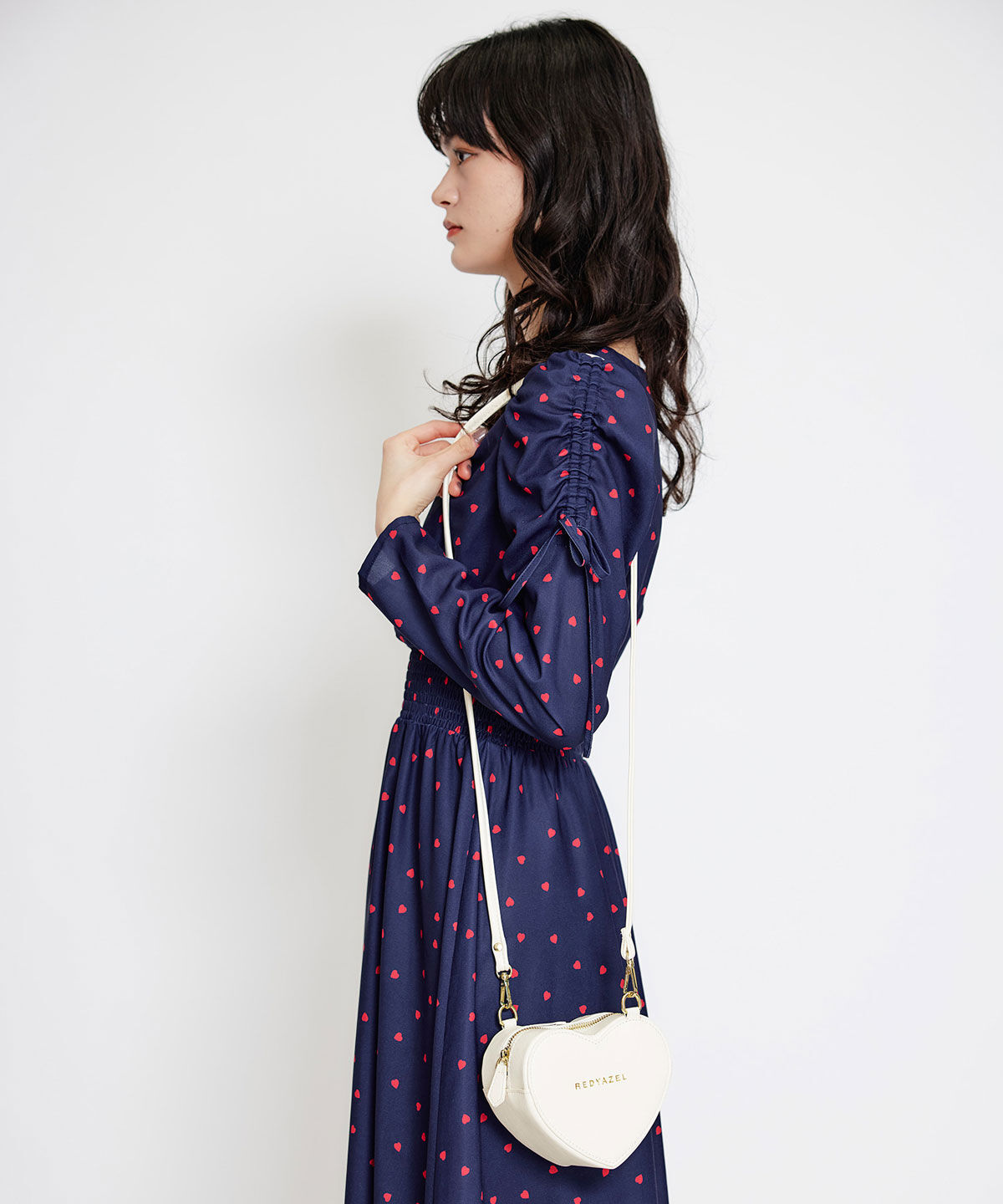 REDYAZEL「Love Me Heart モチーフ2WAYミニショルダーバッグ」|ショルダー・メッセンジャー|