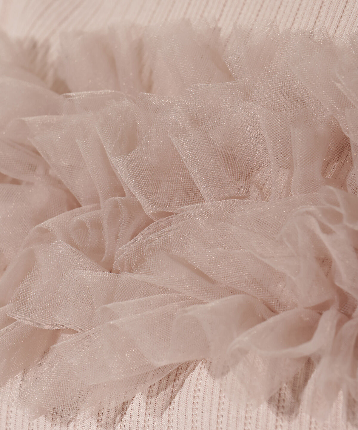 WILLSELECTION「チュールフリルテレコトップス」|Tシャツ・カットソー|