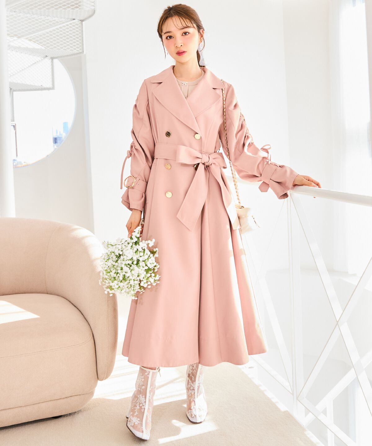 WILLSELECTION「ドロストデザイントレンチコート」|トレンチコート|