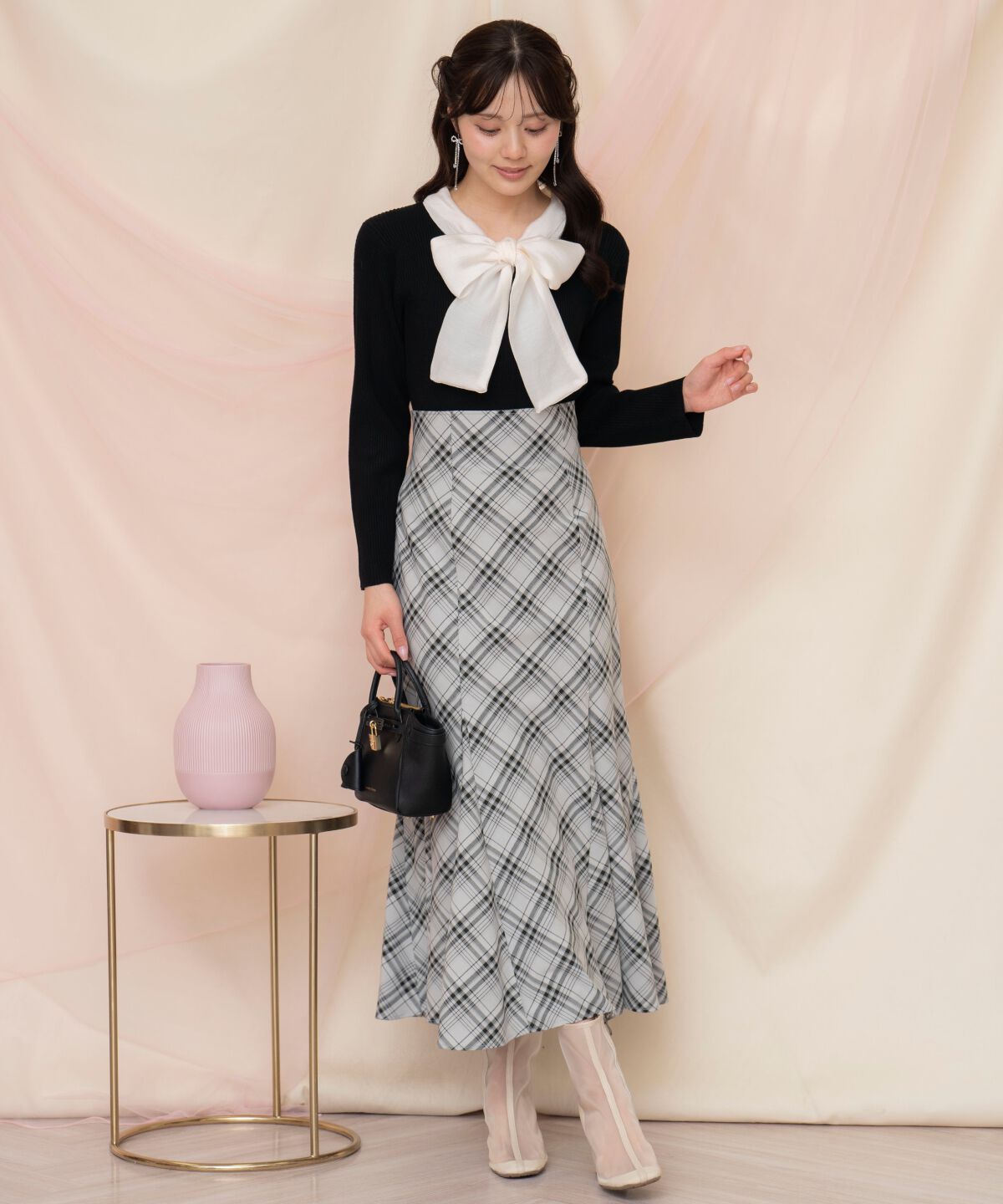 WILLSELECTION「ハイウエストマーメイドスカート」|フレア|